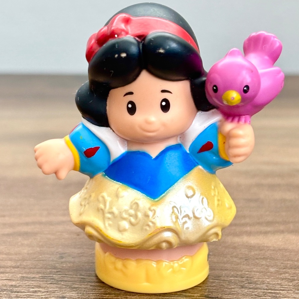 Fisher Price Little People Disney Princess SNOW WHITE Pink Bird Toy Figure 2016